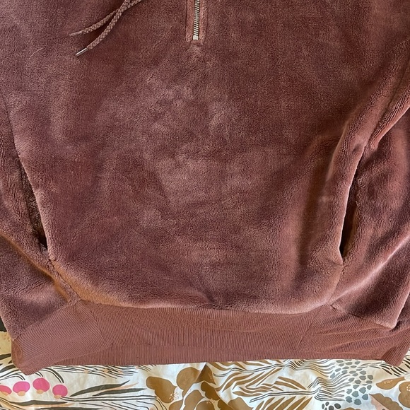 Express One Eleven Super Soft Quarter Zip Hoodie - Picture 6 of 6